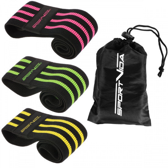 Купити Резинка для фітнеса  SportVida Hip Band 3 шт.SV-HK0365 у Києві - фото №1